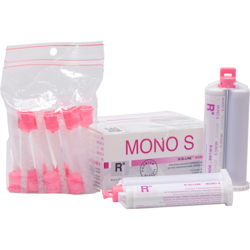 R-SI-LINE MONO S 2 x 50 ml dobbeltpatron, 12 blandespisser SN