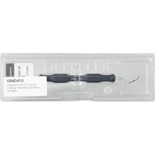 DEPPELER Smart Scaling curette stk. premolarer, molarer, bukkal/palatinal, CN håndtak, svart
