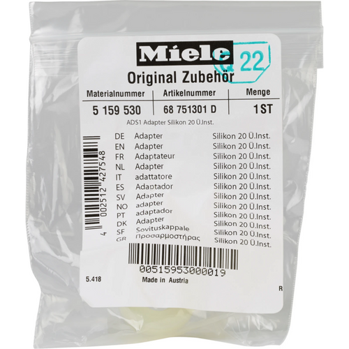 Silikonadapter stk. 20 mm