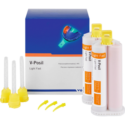 V-Posil Light Fast 2 x 50 ml dobbelpatron, pakke med