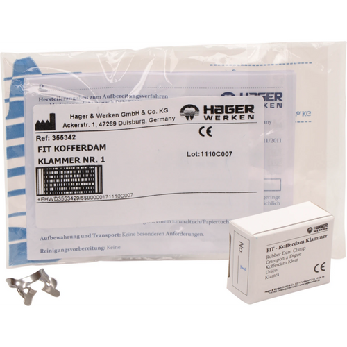 Fit-Kofferdam premolar klammer med vinger stk. nr. 1