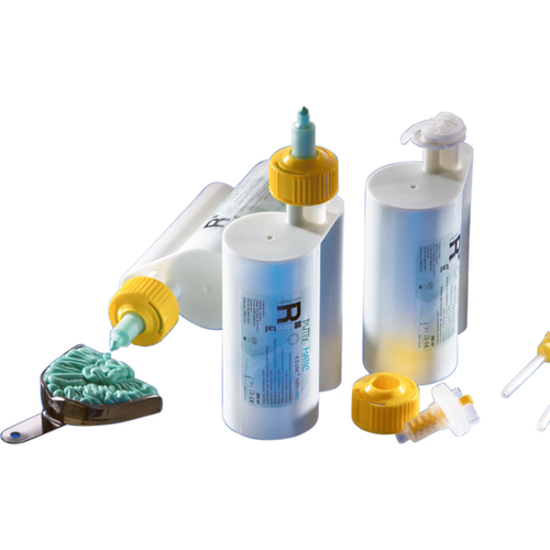 R-SI-LINE PUTTY MATIC sett 380 ml dobbel patron inkludert 10 blandespisser MATIC BR, 1 bajonettring