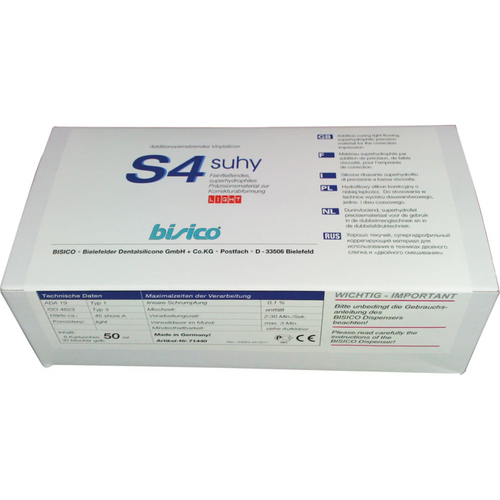 S4 suhy eske 6 x 50 ml dobbeltpatron, 30 gule blandespisser