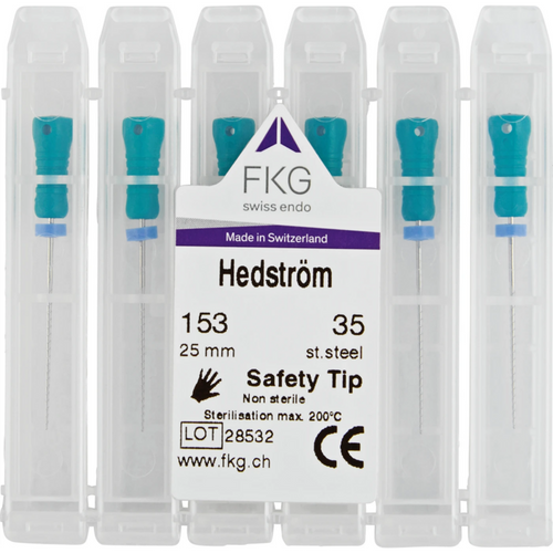 Hedstrøm fil standard SMG 6 stk. 25 mm ISO 035