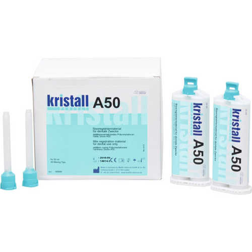 kristall PERFECT A50 storpakning 6 x 50 ml patron, 36 grønne blandespisser
