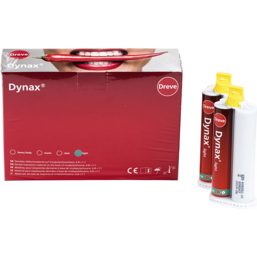 Dynax light 8 x 50 ml dobbel patron 46 Shore A smaragdgrønn