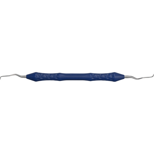 After Gracey Curette AC stk. figur 5/6, 170 mm, premolarer, vinklet, ergonomisk håndtak, gul