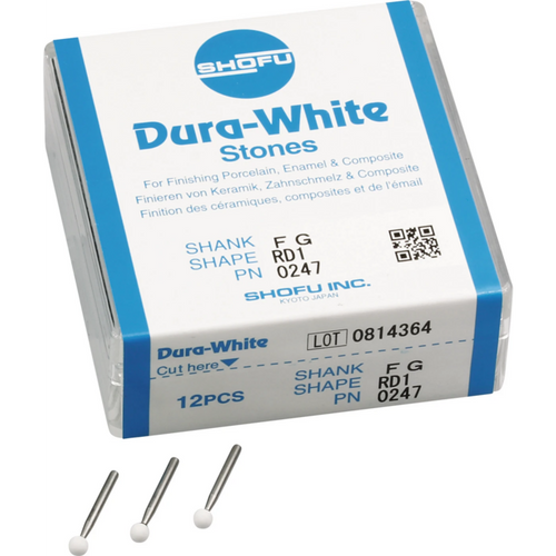 Dura-White 12 stk RD1, FG, ISO 030