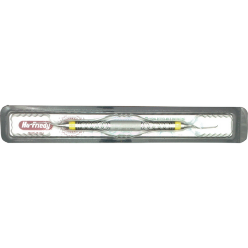 Gracey Mini Five EverEdge 2.0 kurette stk. 5/6, oral/labial, skaft #9, gul