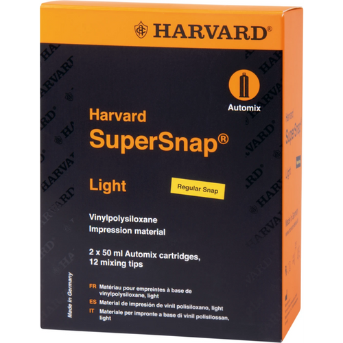 Harvard SuperSnap 2 x 50 ml dobbeltpatron Lyseoransje, 12 blandespisser