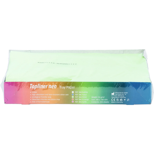 Topliner neo 250 stk. 28 x 18 cm, lime