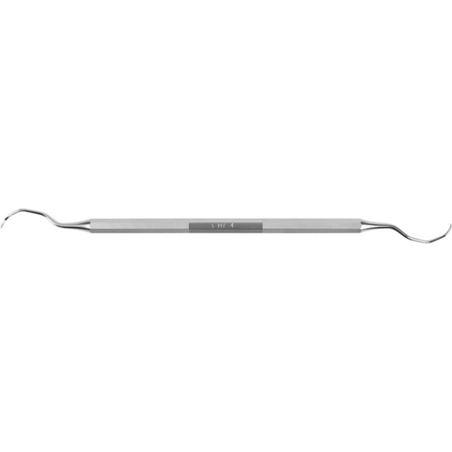 DEPPELER Curette Langer stk. fasong 3/4, molarer, premolarer, originalt skaft