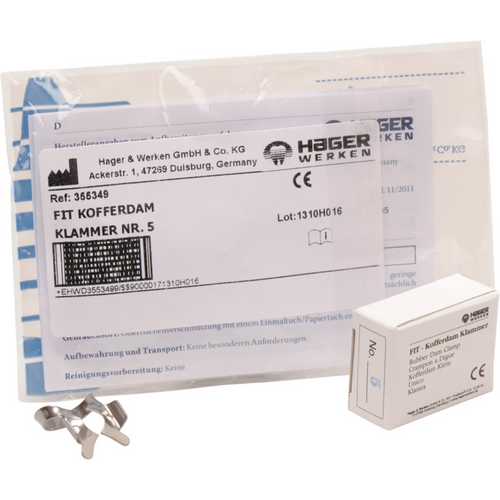 Fit-Kofferdam molarklammer med vinger stk. nr. 5