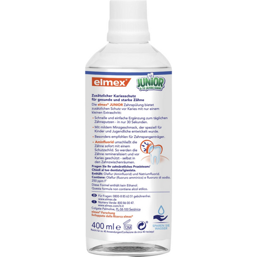 elmex JUNIOR munnskyll flaske 400 ml