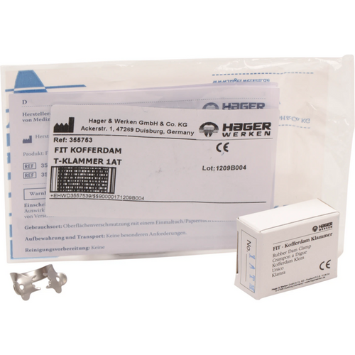 Fit-Kofferdam T-klammer stk. nr. 1At