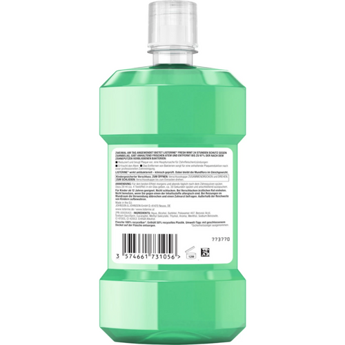 LISTERINE FRESH MINT flaske 500 ml