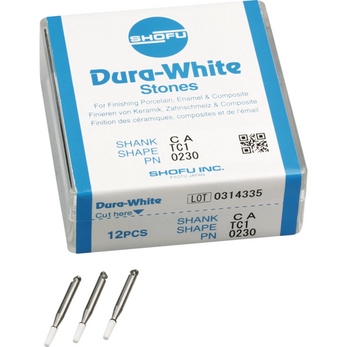 Dura-White 12 stk. TC1, RA, ISO 020