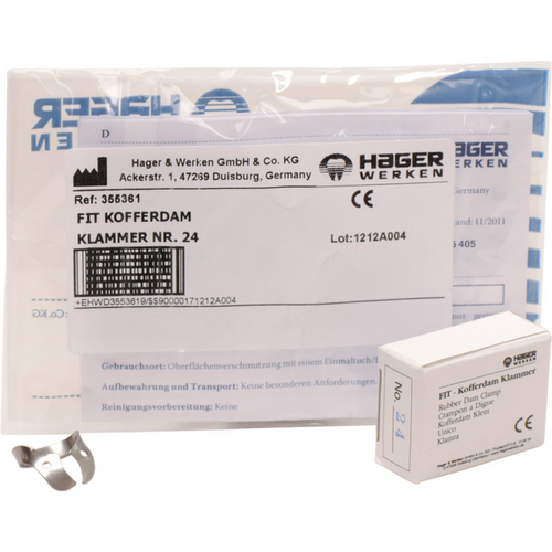 Fit-Kofferdam vingeløse molarklammer stk. nr. 24