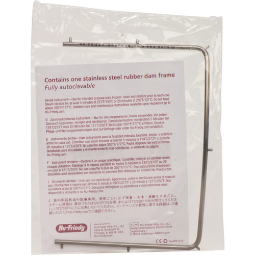 Kofferdamramme stk. for voksne (RDAF6)