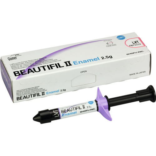 BEAUTIFIL II sprøyte 2,5 g emalje lav-translucent