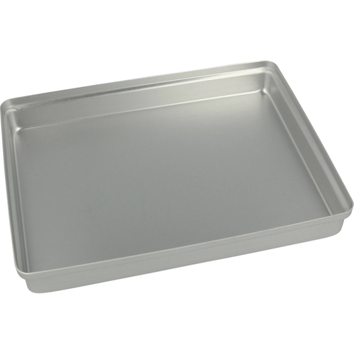 Norm tray aluminum stk. Lokk uten perforering sølv, mini, 18 x 14 cm