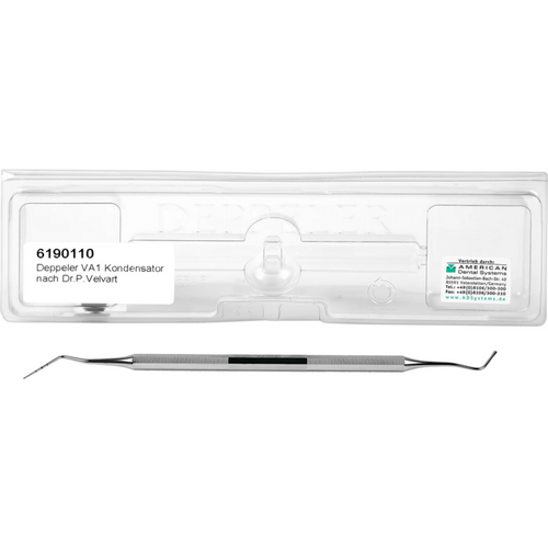 Deppeler rotkanalkondenser stk. VA1 dobbeltsidig