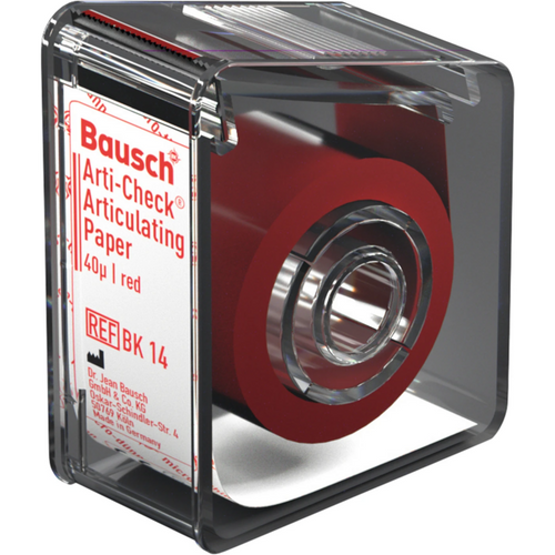 Okklusjonspapir Arti-Check 40 µ dispenserboks 15 m rull rød, 16 mm, BK 14