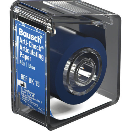 Okklusjonspapir Arti-Check 40 µ dispenserboks 10 m rull blå, 22 mm, BK 15