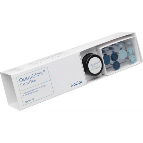 OptraGloss Extra Oral Startsett 10 polerere, 1 x 20 g poleringspasta