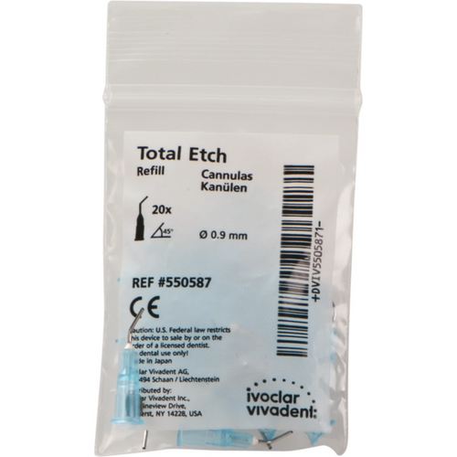 Total Etch applikasjonskanyler Pakke med 20 stk