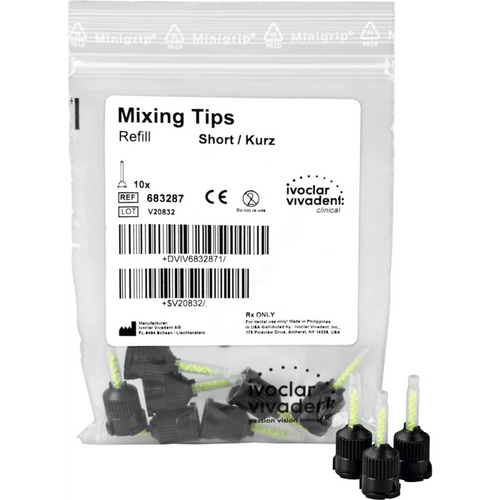 Multicore® Flow blandespisser Refillpakke 10 stk. svart/grønn, kort
