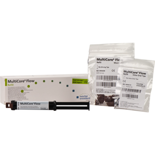 MultiCore® Flow Pakke med 10 g sprøyte, hvit, tilbehør