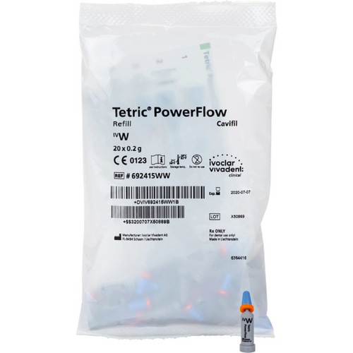 Tetric® PowerFlow Pakke med 20 x 0,2 g Cavifil IVW