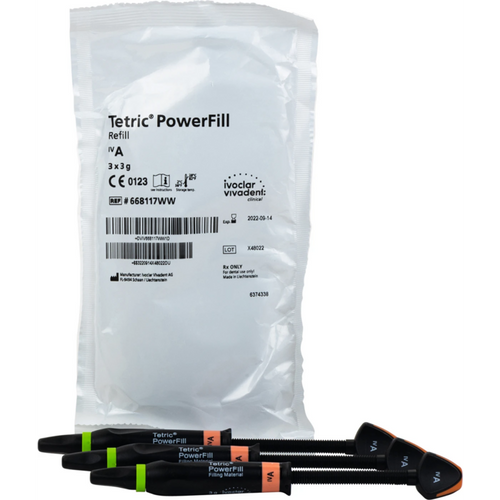 Tetric® PowerFill Pakke med 3 x 3 g sprøyter IVA