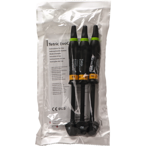 Tetric® EvoCeram Pakke med 3 x 3 g sprøyter B2