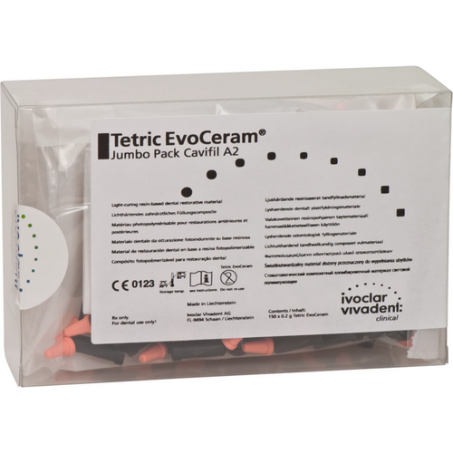 Tetric® EvoCeram Jumbopakke 150 x 0,2 g Cavifil A2