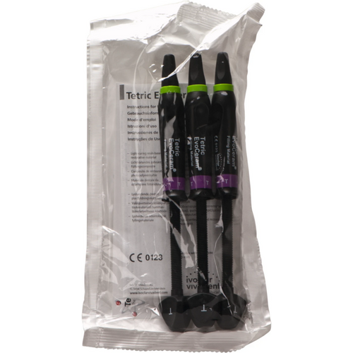 Tetric® EvoCeram Pakke med 3 x 3 g sprøyte transparent