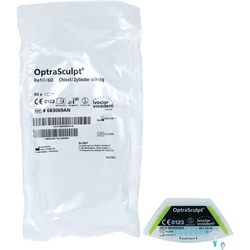 OptraSculpt® Next Generation Pakke med 60 meiselformede spisser