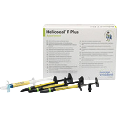 Helioseal® F Plus Pakke med 5 x 1,25 g sprøyter, tilbehør