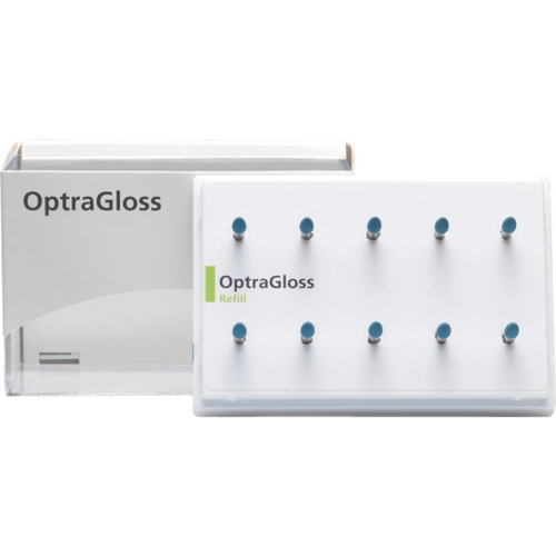 OptraGloss® Pakke med 10 stk fasong Flamme, forpolering