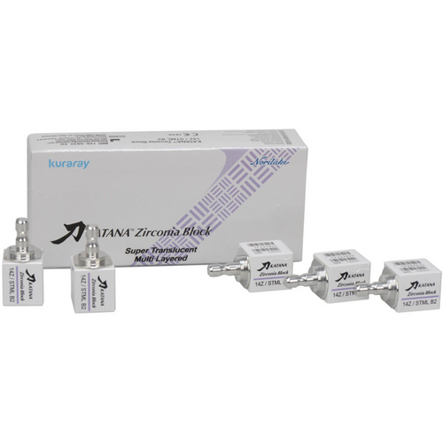 KATANA Zirconia blokk 5 stk størrelse 14Z, B2