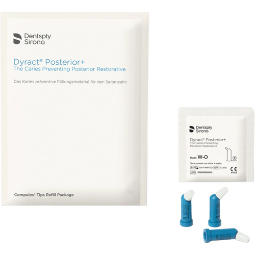 Dyract Posterior refill-pakke 20 x 0,25 g kapsler hvit opak