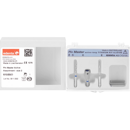 PIN Master, Active assortert 10 stk blå 1,5 mm, L 16,5 mm