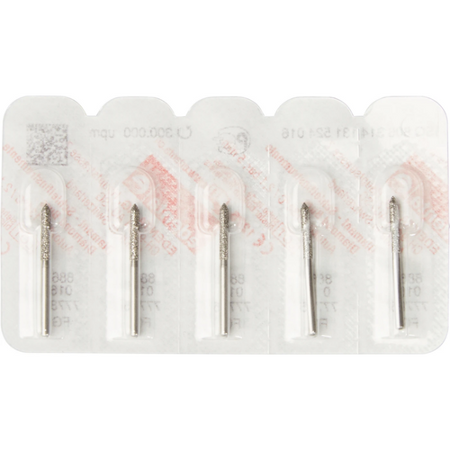 Diamant 886 5 standard, FG, fasong 131 sylindertupp, 10 mm, ISO 016