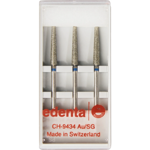 Diamond taper milling cutter 356 Pack of 3 pieces blue standard, FGXL, figure 200, 13 mm, 2°, ISO 023