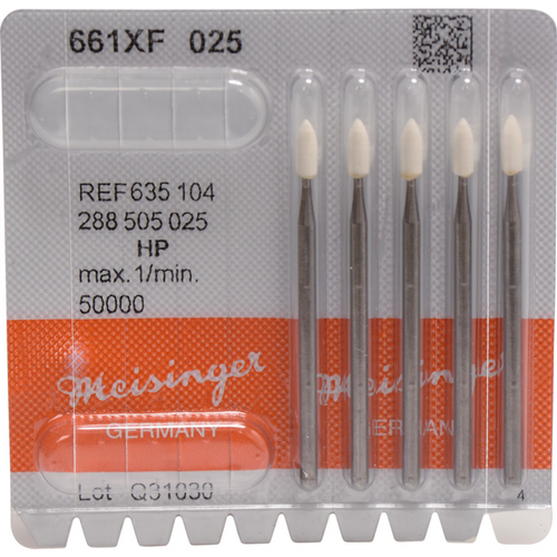 Ceramic grinder 661 Pack of 5 pieces white extra fine, HP, figure 288, 7 mm, ISO 025