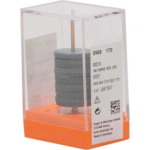 Universal polisher 9968 Pack of 10 pieces unmounted, green, figure 372, 2 mm, ISO 170