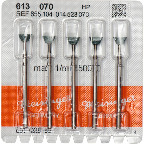 Ceramic grinder 613 Pack of 5 pieces green medium, HP, figure 001, ISO 070