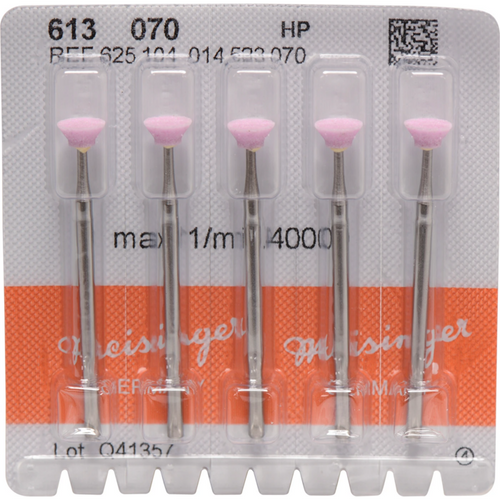 Ceramic grinder 613 Pack of 5 pieces pink medium, HP, figure 001, ISO 070