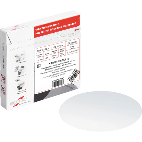 Skin packaging Pack of 100 laminating films 0.15 x 125 mm